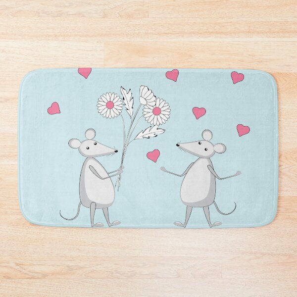 Item preview, couple enamored mice designed and sold by AlinNova.