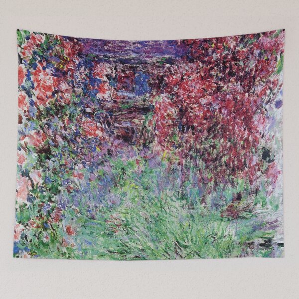 Item preview, Claude Monet's The House Among the Roses designed and sold by mosfunky.