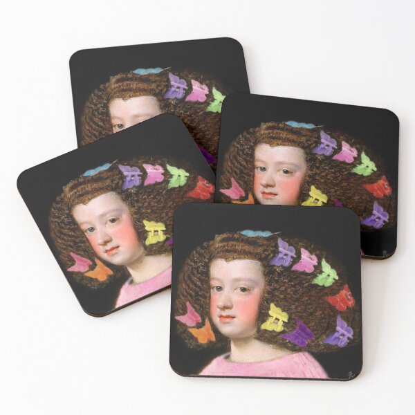 Item preview, Digital collage - Infanta with hair clips designed and sold by HeyDayy.