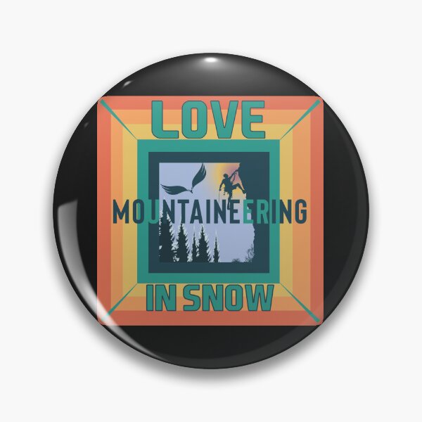 Item preview, I love mountaineering in snow designed and sold by PastaPrint.