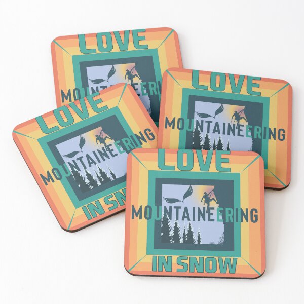 Item preview, I love mountaineering in snow designed and sold by PastaPrint.