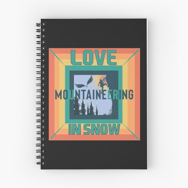 Item preview, I love mountaineering in snow designed and sold by PastaPrint.