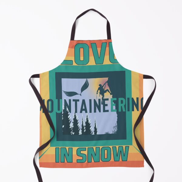 Item preview, I love mountaineering in snow designed and sold by PastaPrint.