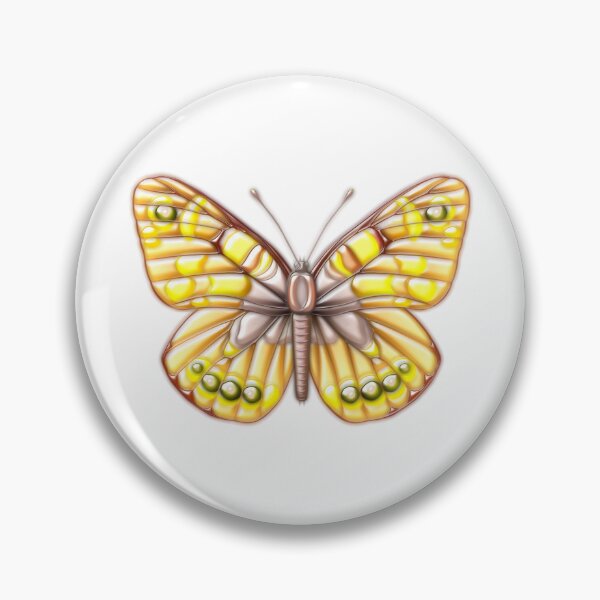 Item preview, Yellow tropical butterfly designed and sold by Elonium.