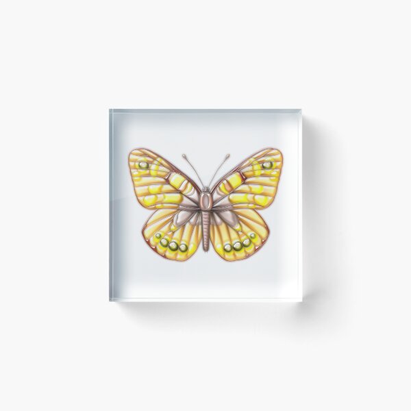 Item preview, Yellow tropical butterfly designed and sold by Elonium.