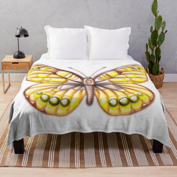 Item preview, Yellow tropical butterfly designed and sold by Elonium.