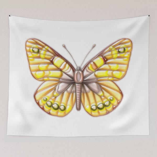 Item preview, Yellow tropical butterfly designed and sold by Elonium.