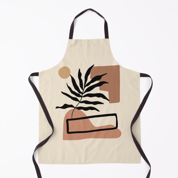 Item preview, Minimal Modern Abstract Shapes leave Warm Tones Design designed and sold by zedonee.