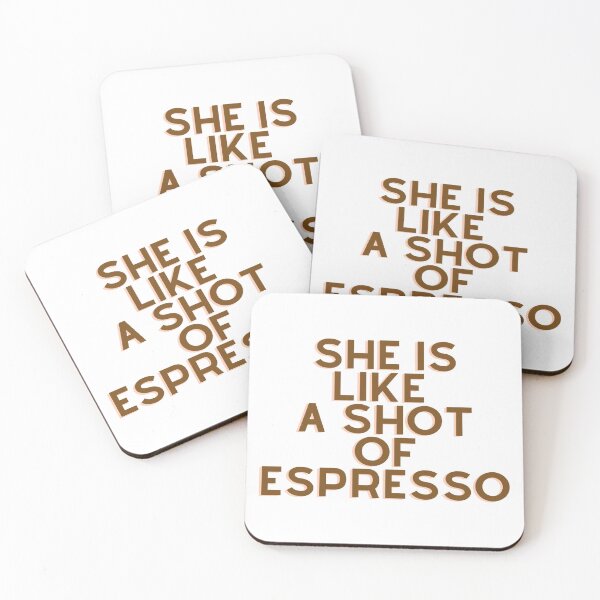 Item preview, She Is Like A Shot Of Espresso - Andrew Garfield Talking About Emma Stone designed and sold by Avani01.
