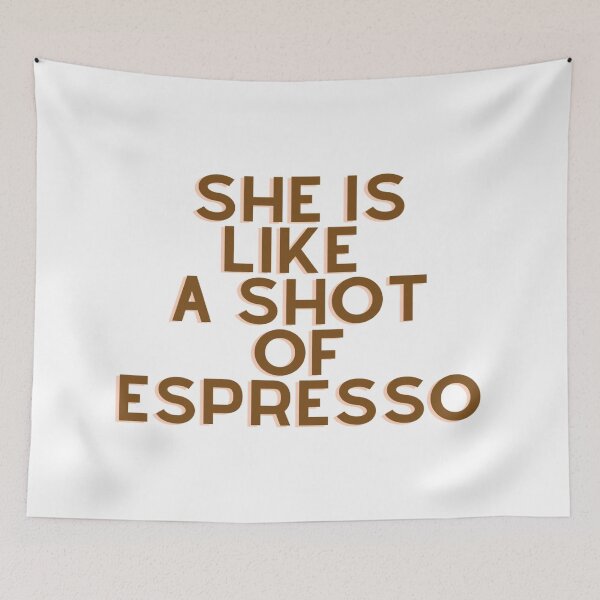Item preview, She Is Like A Shot Of Espresso - Andrew Garfield Talking About Emma Stone designed and sold by Avani01.