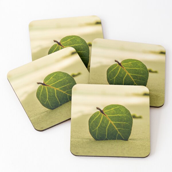 Item preview,  Big green leaf on a beach designed and sold by MaltesShop.