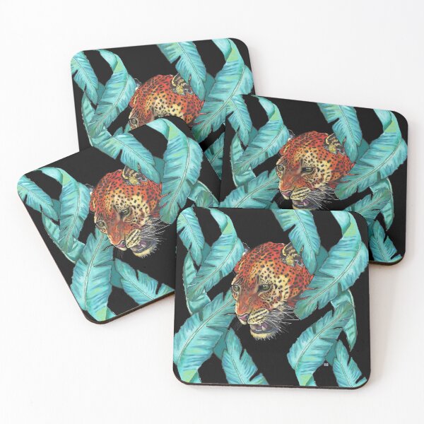 Item preview, Leopard Tropical Design, Jungle Pattern, Animal Safari, Flora Design designed and sold by BoastInArt.