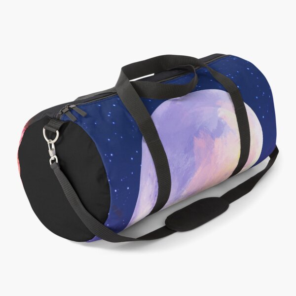 Item preview, Best Friend Young Woman and Dog at Beautiful Night With Huge Moon designed and sold by ONORMAL.