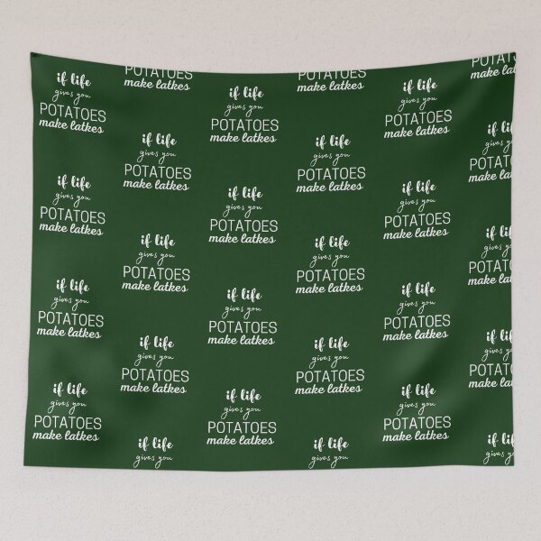 Item preview, If life gives you potatoes make latkes, Jewish phrase , funny,png design designed and sold by DoloresAlaire.
