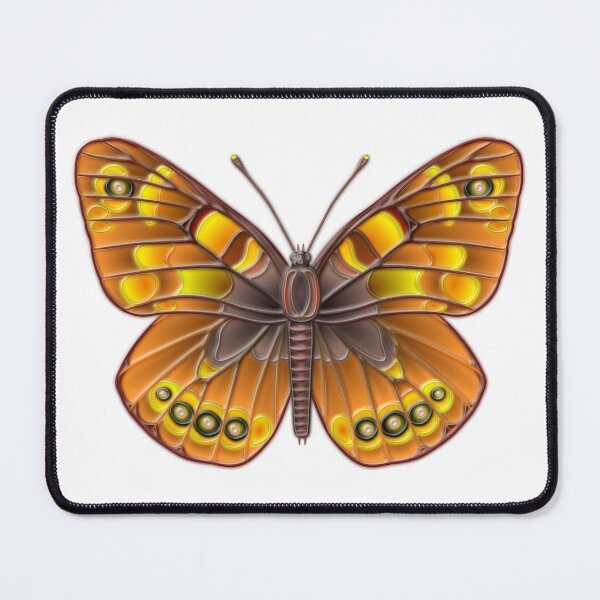 Item preview, Yellowish brown tropical butterfly designed and sold by Elonium.