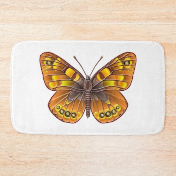 Item preview, Yellowish brown tropical butterfly designed and sold by Elonium.