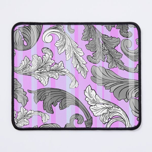 Item preview, Classic Leaves Gray in Rose, art by Miguel Matos Official designed and sold by MiguelMatosArt.