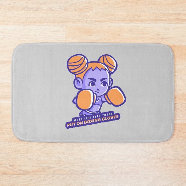 Item preview, When Life Gets Tough, Put On Boxing Gloves Cute Girl designed and sold by Cute-Jory-Store.