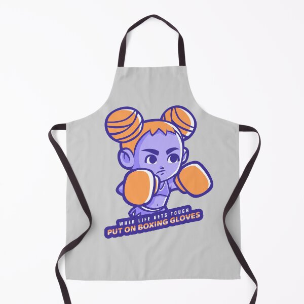 Item preview, When Life Gets Tough, Put On Boxing Gloves Cute Girl designed and sold by Cute-Jory-Store.