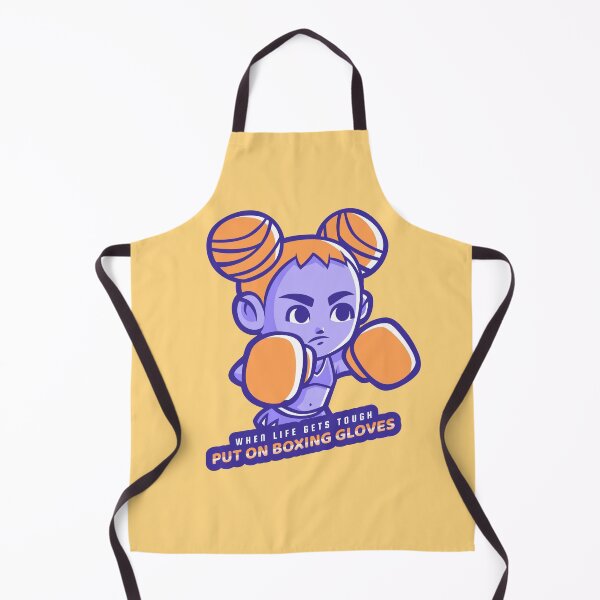 Item preview, When Life Gets Tough, Put On Boxing Gloves Cute Girl designed and sold by Cute-Jory-Store.