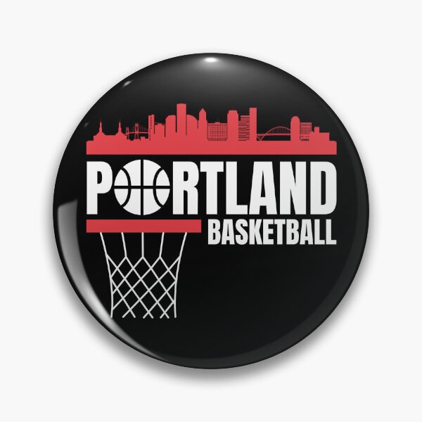 Item preview, Portland Basketball Red and White Portland Skyline NBA Basketball Apparel designed and sold by CameronBischoff.