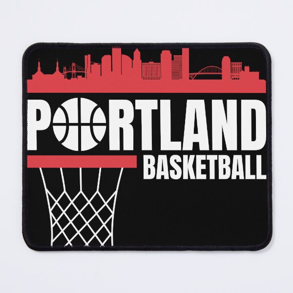 Item preview, Portland Basketball Red and White Portland Skyline NBA Basketball Apparel designed and sold by CameronBischoff.