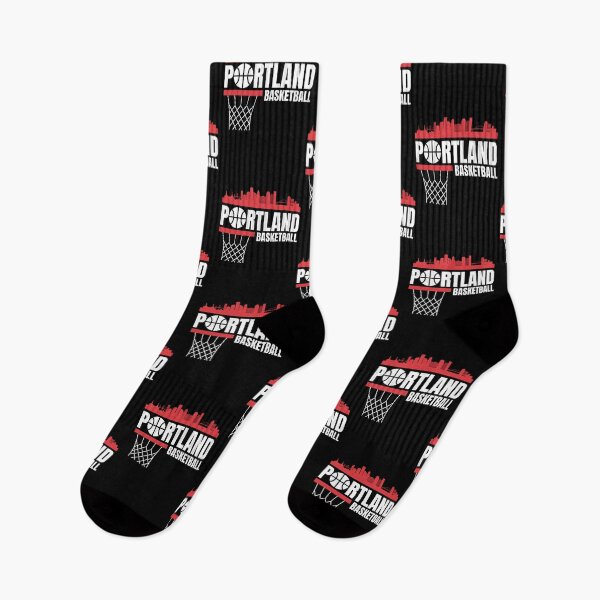 Item preview, Portland Basketball Red and White Portland Skyline NBA Basketball Apparel designed and sold by CameronBischoff.
