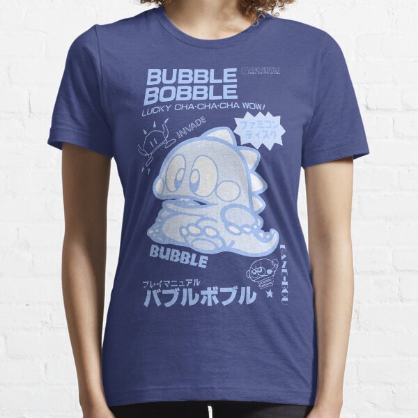 Bubble Bobble T Shirt Funny Gaming 80s Gamer Nerd Game Cool 