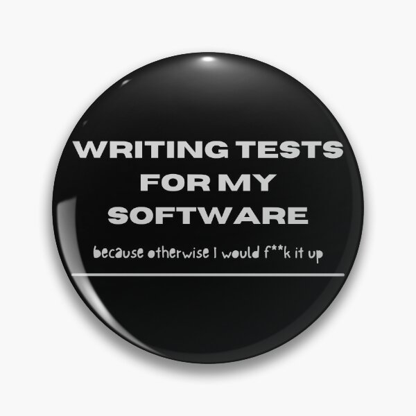 Item preview, I write tests, because otherwise I would mess it up! designed and sold by themkat.