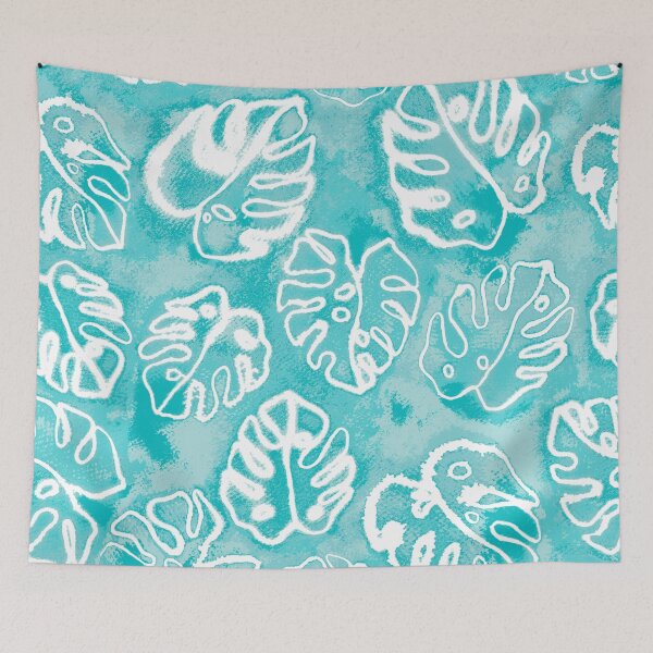 Artikelvorschau, Teal Vibrant Monstera entworfen und verkauft von Carolina Diaz.