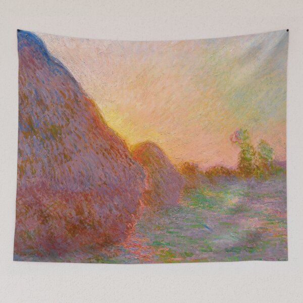 Item preview, Claude Monet's Haystacks designed and sold by mosfunky.