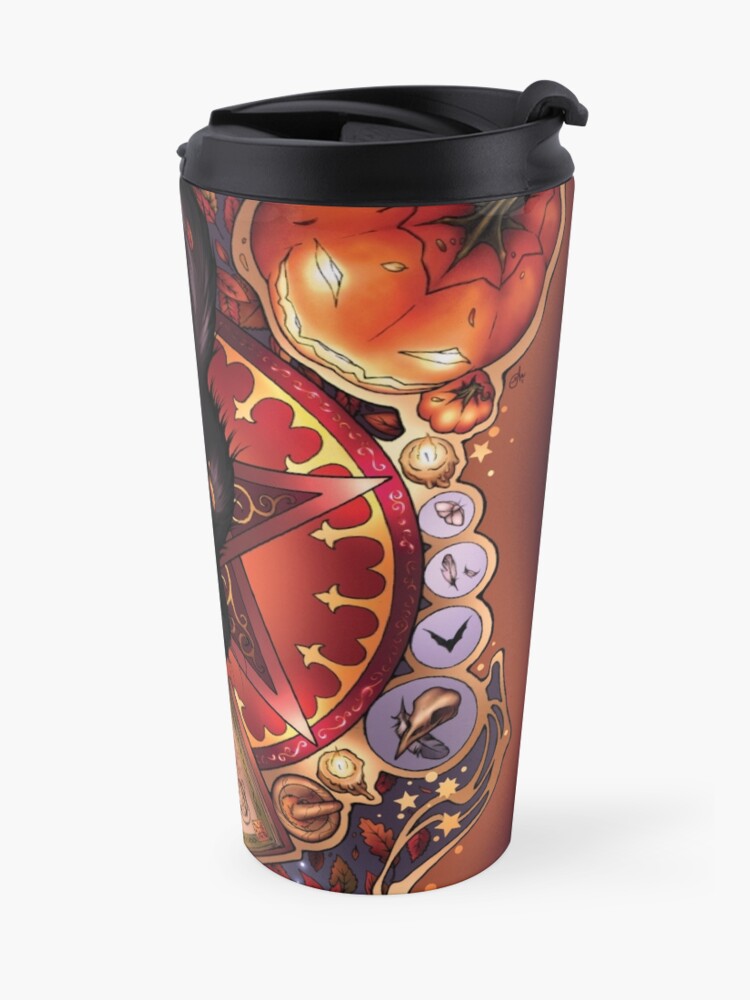 Alternate view of Black Cat Magic Travel Mug