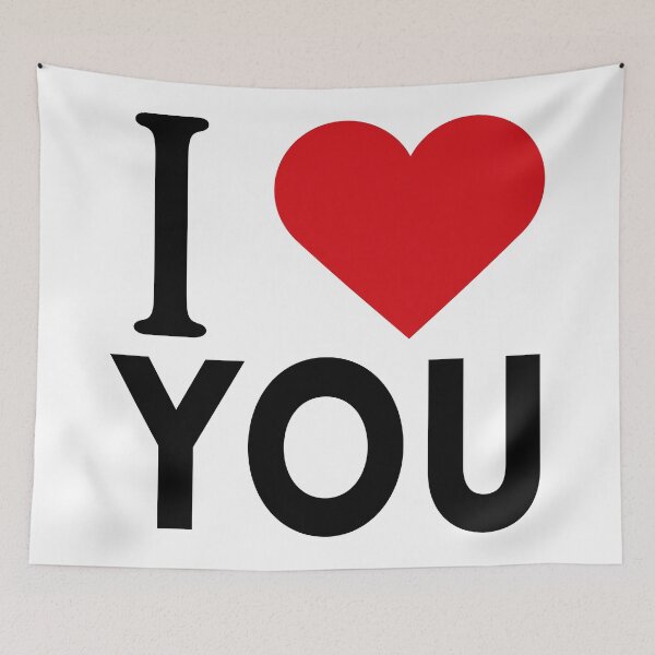 Item preview, I love you, I love u, I heart you designed and sold by Moyanana.