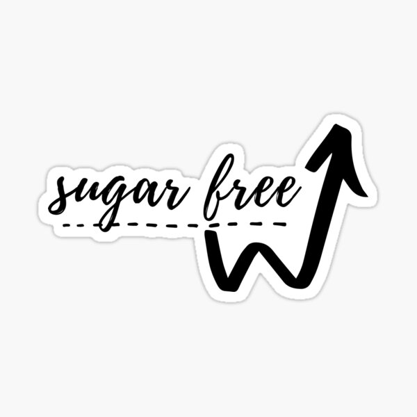 zero-sugar-to-be-a-healthy-person-sticker-for-sale-by-enami12