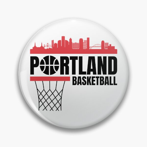 Item preview, Portland Basketball Black, Red, and White, Portland Skyline NBA Basketball Apparel  designed and sold by CameronBischoff.