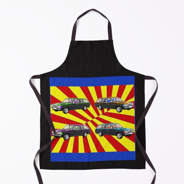 Item preview, W123 wagon pop art abstract colorful retro vintage designed and sold by marosi.