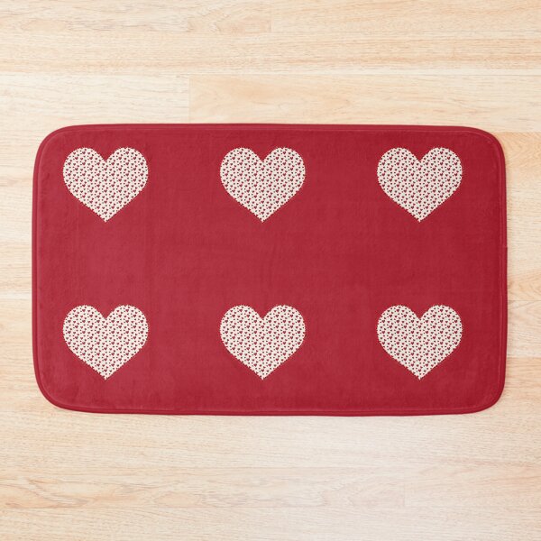 Item preview, Red Hearts in Big Heart on Red BG designed and sold by LoloTrends.