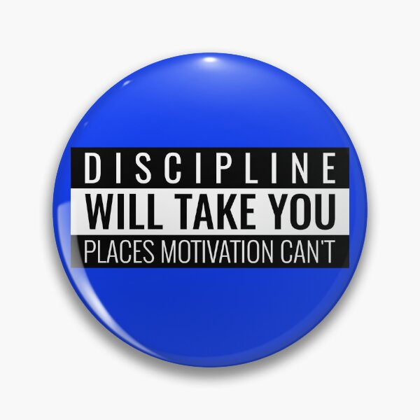 Item preview, DISCIPLINE WILL TAKE YOU PLACES. MOTIVATION CAN'T STICKER designed and sold by SuccessfulVibes.