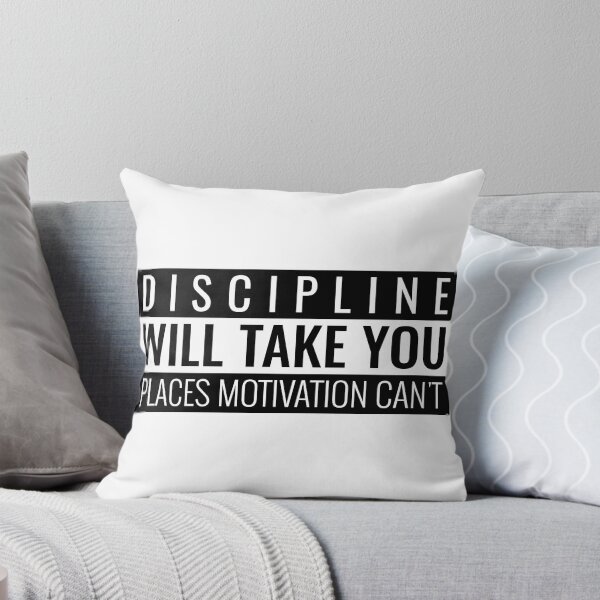 Item preview, DISCIPLINE WILL TAKE YOU PLACES. MOTIVATION CAN'T STICKER designed and sold by SuccessfulVibes.