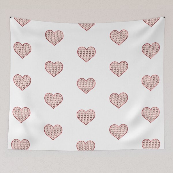 Item preview, Red Hearts in Big Heart  designed and sold by LoloTrends.
