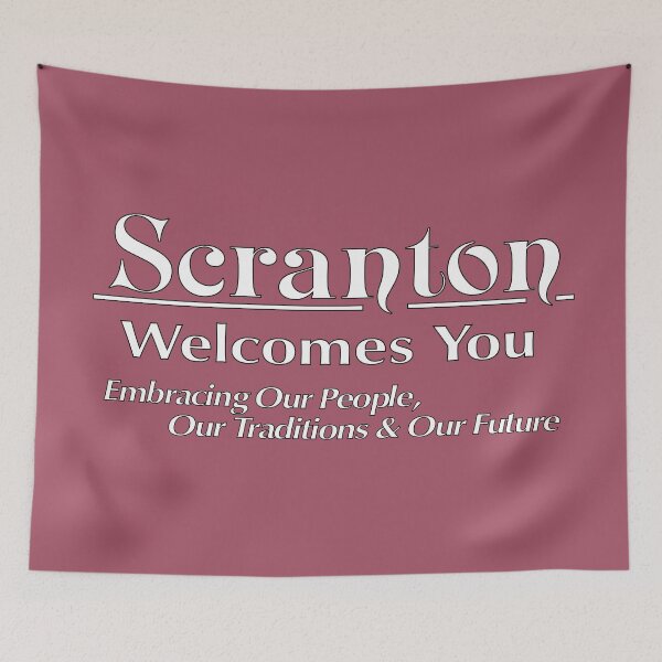 Item preview, The Scranton (Welcome Sign) designed and sold by franklinprintco.