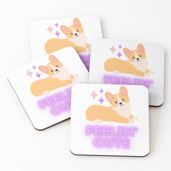 Item preview, FEELIN’ cute corgi  designed and sold by Archetypealist.