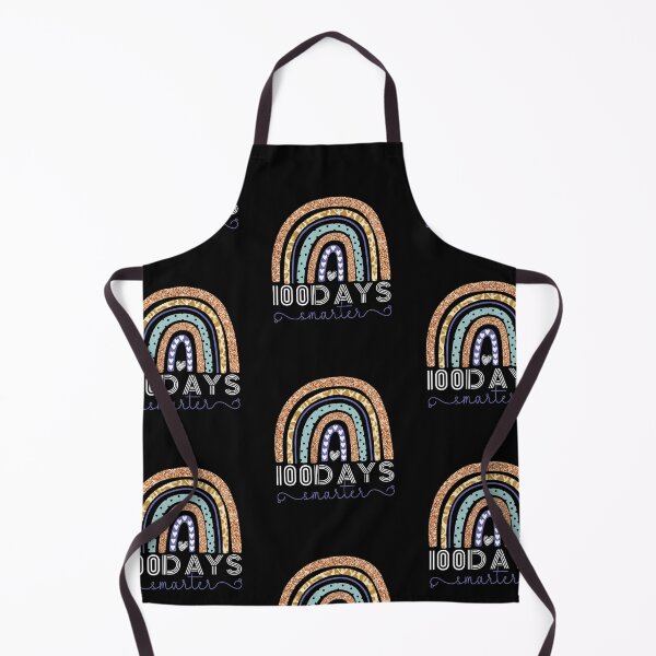 Item preview, 100 Days Smarter Rainbow Leopard Happy 100th Day of School designed and sold by SpringMoonPress.