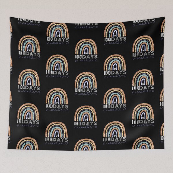 Item preview, 100 Days Smarter Rainbow Leopard Happy 100th Day of School designed and sold by SpringMoonPress.