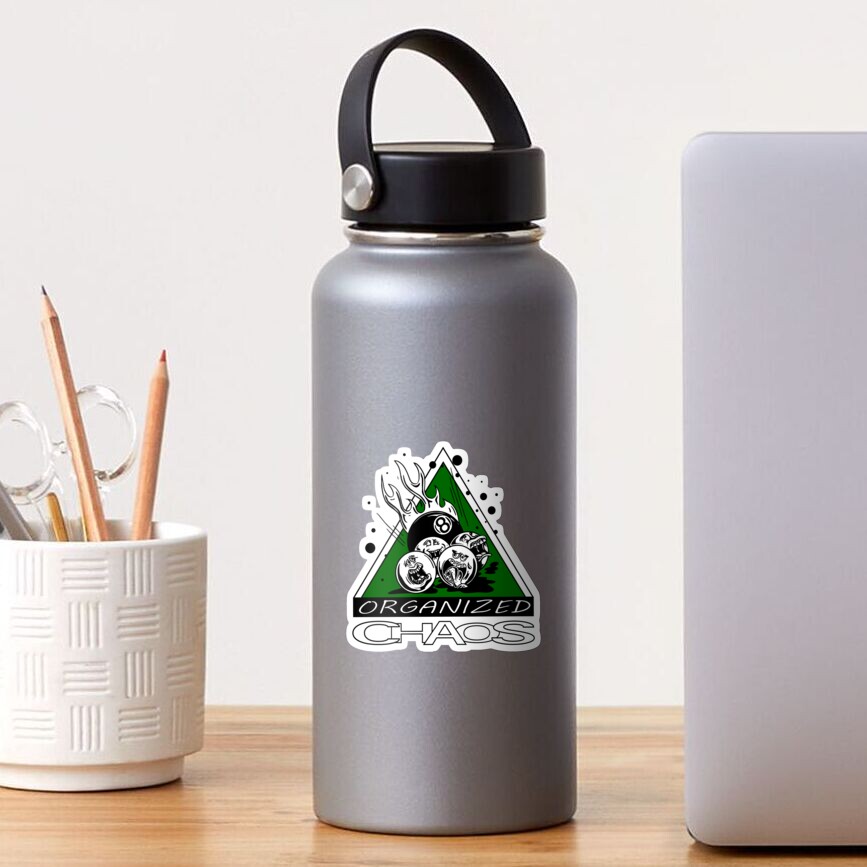 Organized Chaos Pool Billiards Sticker