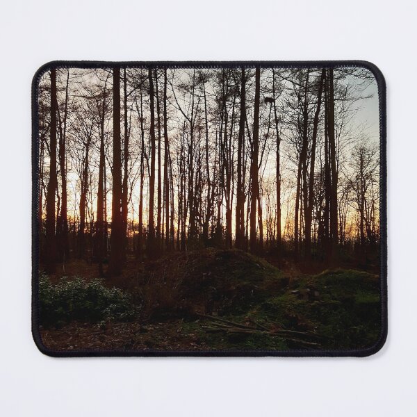 Item preview, British English countryside forest at sunset designed and sold by LukjanovArt.