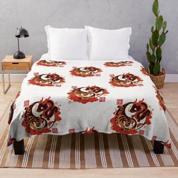 Item preview, Yin and yang tiger and dragon designed and sold by NemiMakeit.