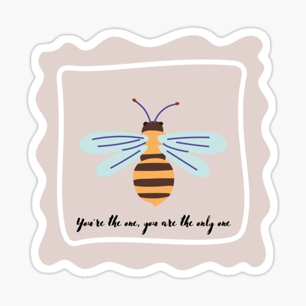 Item preview, You're the one, you are the only one -Honeybee by The Head and the Heart designed and sold by stephmichele.
