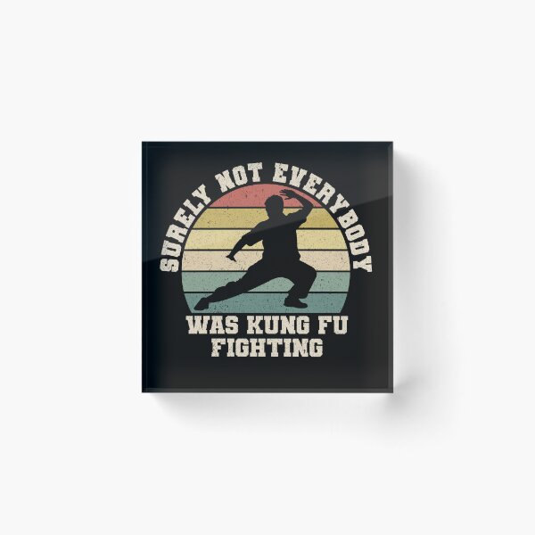 Item preview, Surely Not Everybody Was Kung Fu Fighting Martial Arts Retro  designed and sold by SaliDesigner.