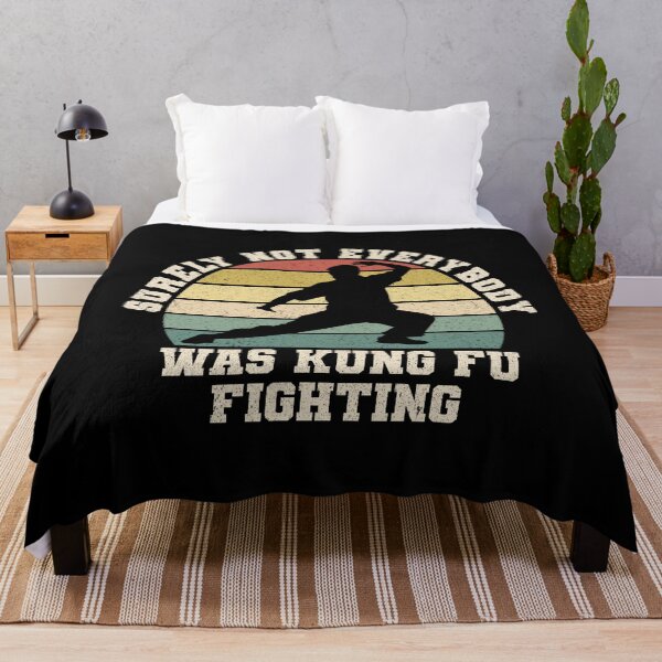 Item preview, Surely Not Everybody Was Kung Fu Fighting Martial Arts Retro  designed and sold by SaliDesigner.